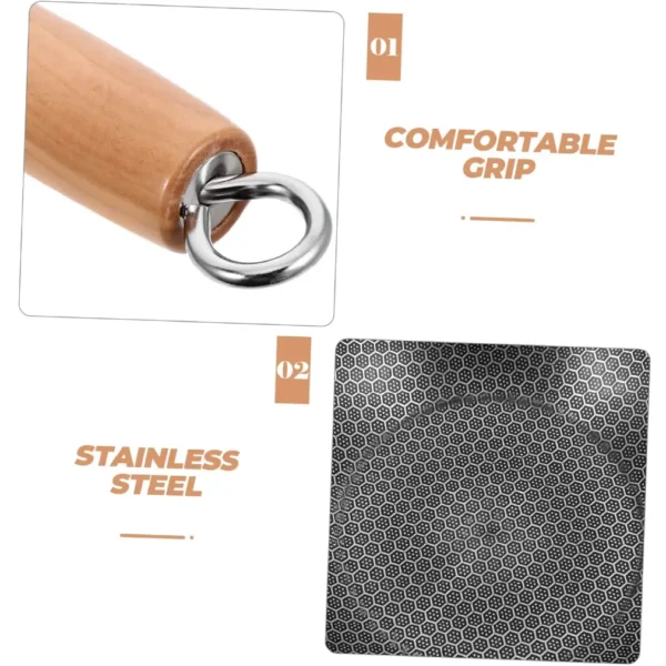 Heat-resistant Aminsuk 22cm honeycomb frying pan for efficient cooking