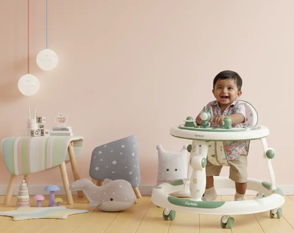 Baby walker with removable music tray by Aminsuk