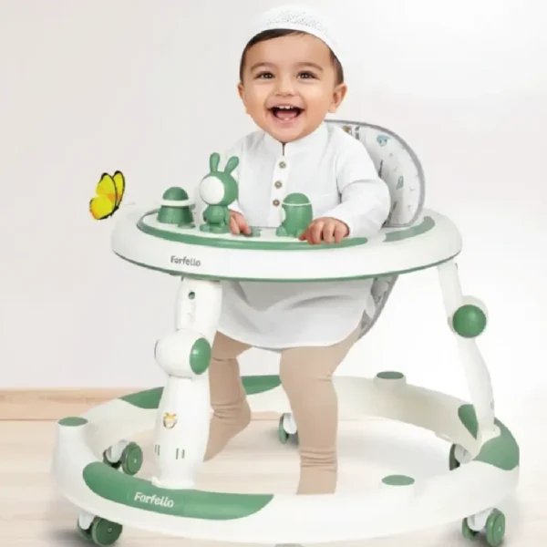 Foldable musical baby walker Aminsuk HappyStep easy storage