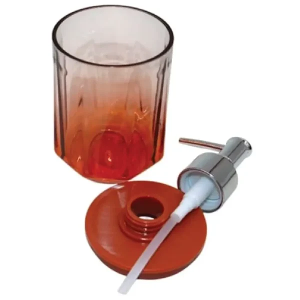 Pink liquid soap dispenser by Aminsuk