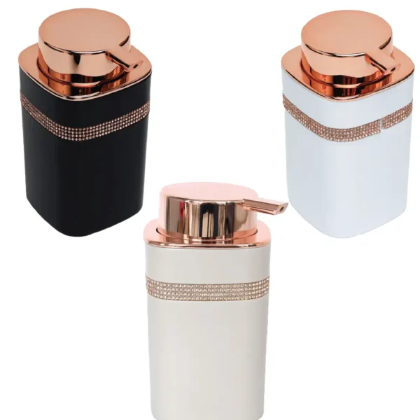 Aminsuk premium unbreakable wall-mounted soap and shampoo dispenser