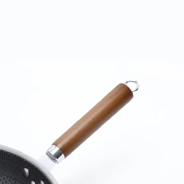 Aminsuk honeycomb pattern 22cm stainless steel frypan with non-stick base