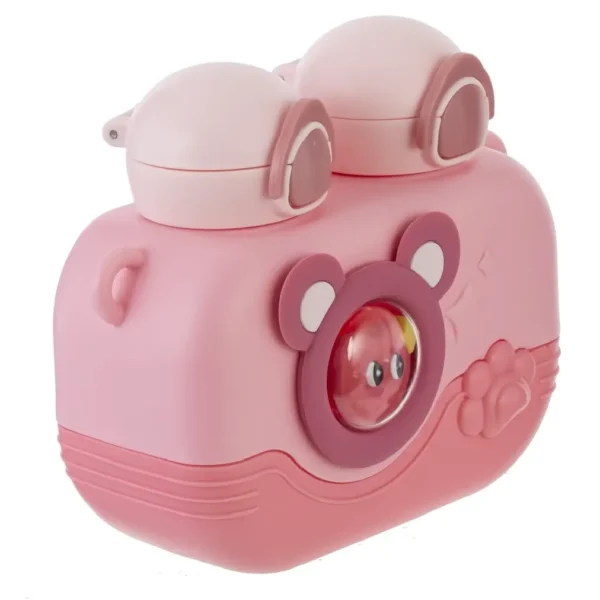 Bear camera school water bottle for kids