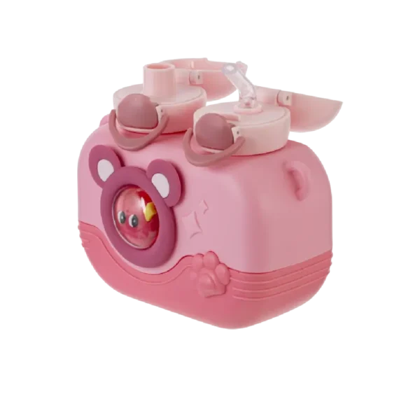 700ml Bear Camera style kids plastic water bottle