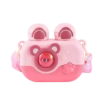 Aminsuk BearCam Kids Water Bottle 700ml with straw and cute cartoon design