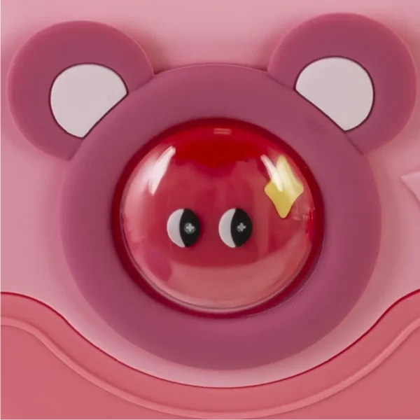 Children water bottle with cute bear camera shape