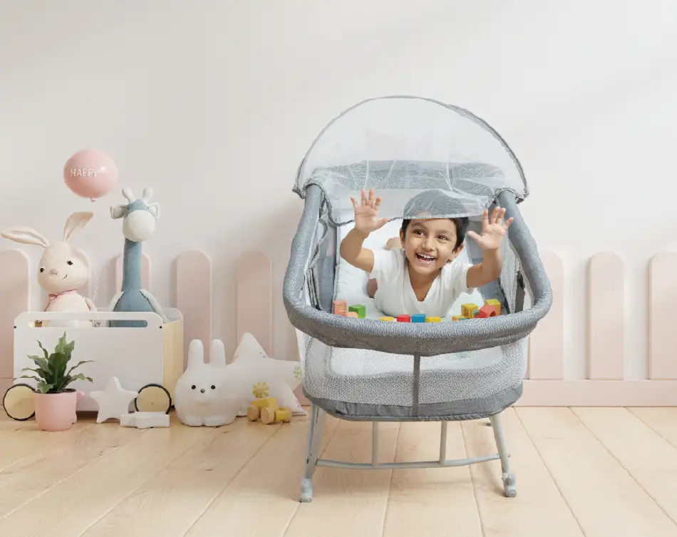 Aminsuk ComfortNest baby cradle bed for 0-3 years