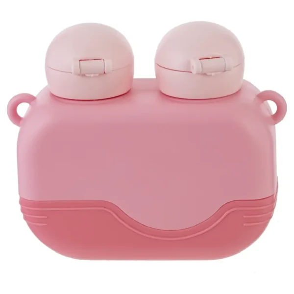 Cute BearCam kids water bottle with shoulder strap