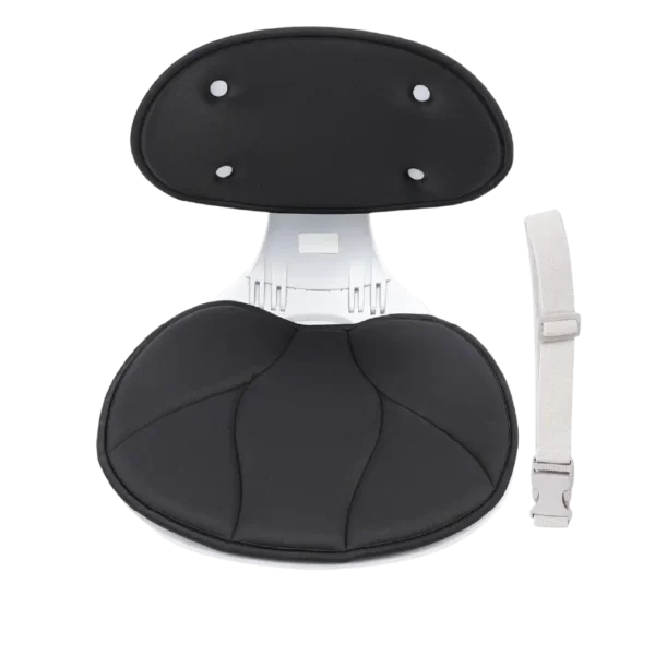 Ergonomic seat for desk work posture support