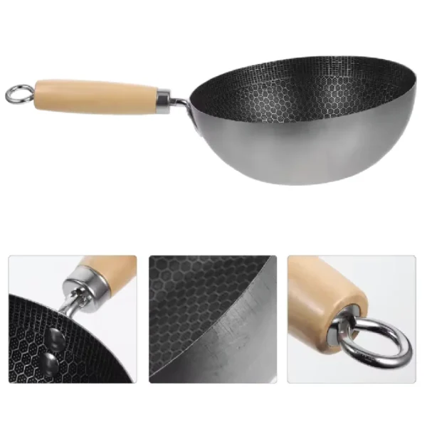 Honeycomb 22cm stainless nonstick cooking pan aminsuk