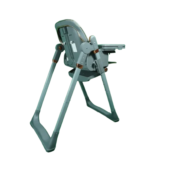 Foldable premium baby high chair with safety harness by Aminsuk