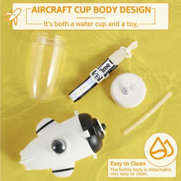 BPA free kids airplane water bottle Aminsuk