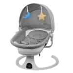 Smart electric baby swing cradle with remote control