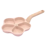 Peach Flower 5-Hole Non-Stick Egg Frying Pan by Aminsuk