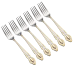Aminsuk AurumGold stainless steel fork set 6 pcs luxury dining