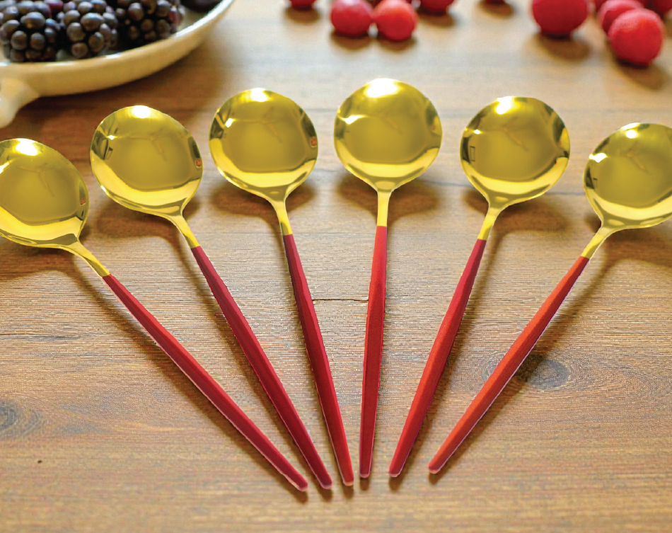 Best gold soup spoon set in Bangladesh Aminsuk