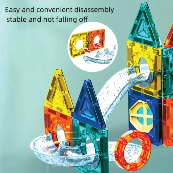 Educational magnetic blocks for kids development