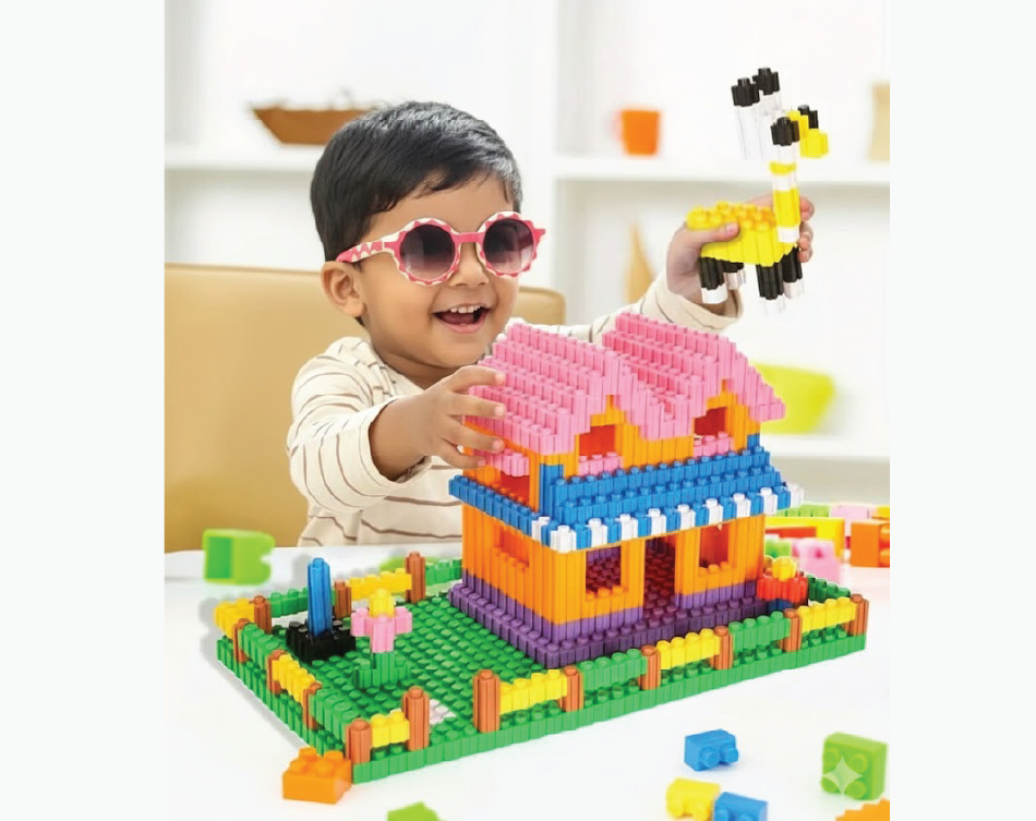 Educational smart blocks kids puzzle set