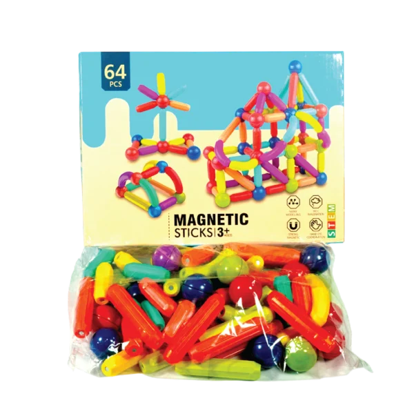 magnetic building sticks for kids