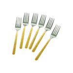Aminsuk Royale Gold stainless steel cutlery set with premium golden finish