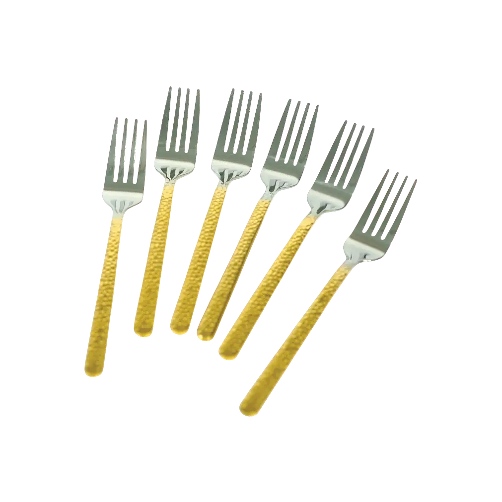 Aminsuk Royale Gold stainless steel cutlery set with premium golden finish