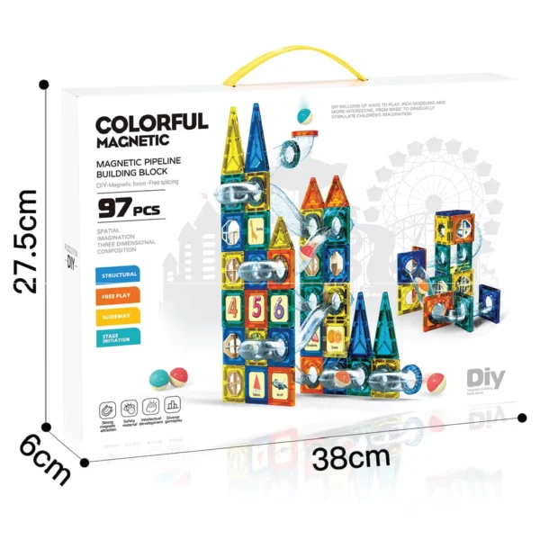 TEM magnetic blocks toy for children learning