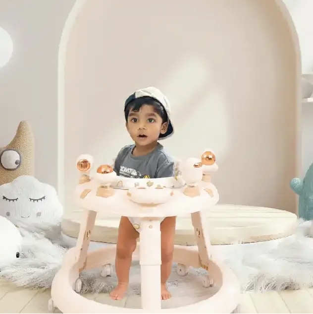 Aminsuk StepStart 3-in-1 baby walker safe adjustable fun activity walker for babies