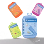 Aminsuk Travel Dental Care Set with toothbrush toothpaste storage case