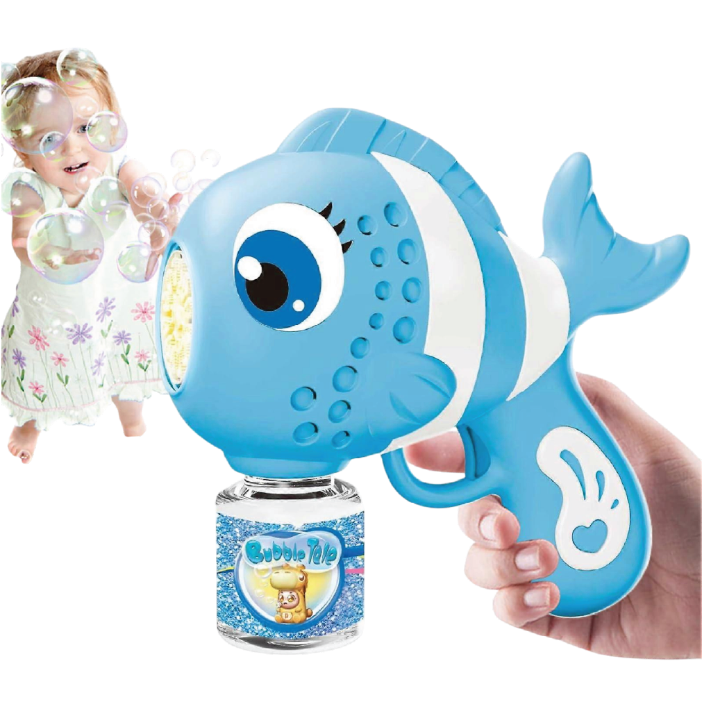 Automatic Fish Bubble Machine for Kids by Aminsuk