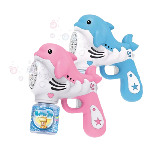 electric dolphin bubble machine for kids