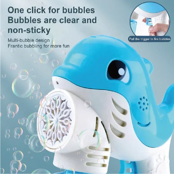 dolphin bubble blaster toy